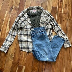 Gap 1969 Womens Size 30 Regular Best Girlfriend Medium Wash Denim Jeans